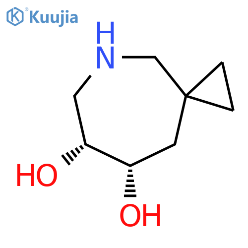5-Azaspiro[2.6]nonane-7,8-diol, (7R,8S)- structure