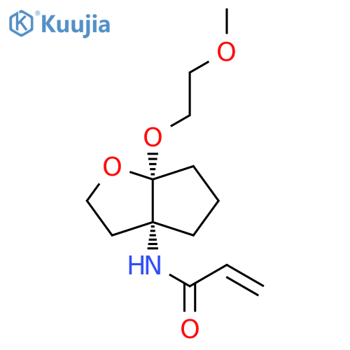 N-(3aR,6aR)-6a-(2-methoxyethoxy)-hexahydro-2H-cyclopentabfuran-3a-ylprop-2-enamide structure