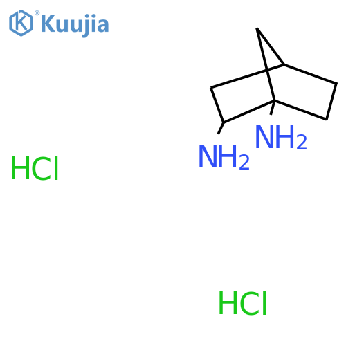 Bicyclo[2.2.1]heptane-1,2-diamine;dihydrochloride structure