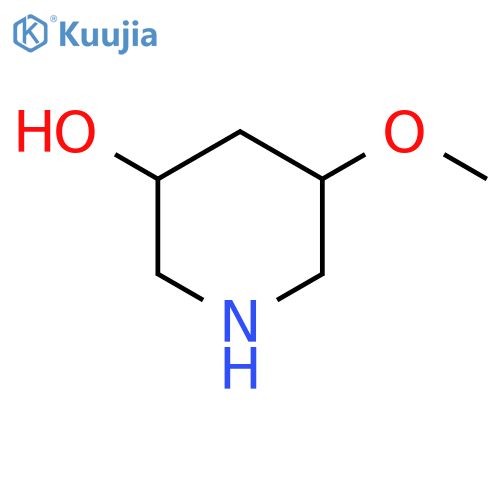 5-Methoxypiperidin-3-ol structure