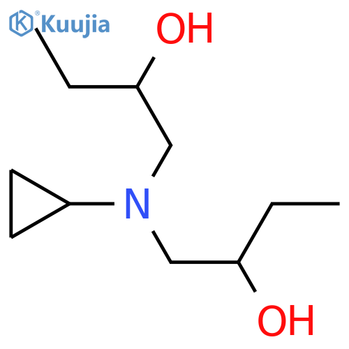 1-[Cyclopropyl(2-hydroxybutyl)amino]butan-2-ol structure