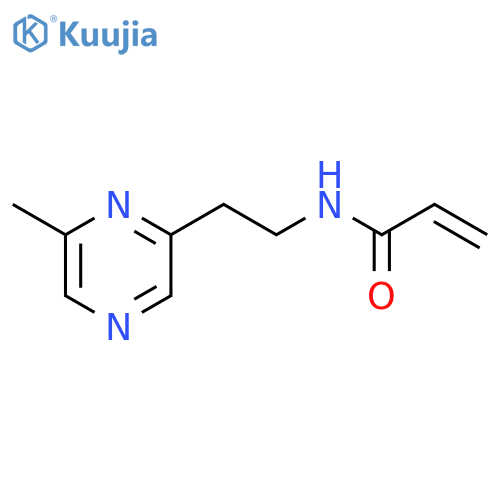 N-2-(6-methylpyrazin-2-yl)ethylprop-2-enamide structure