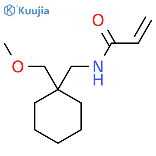 N-{1-(methoxymethyl)cyclohexylmethyl}prop-2-enamide structure