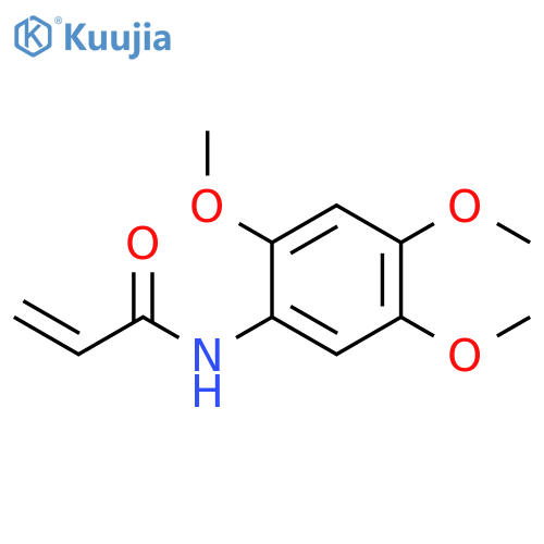 N-(2,4,5-trimethoxyphenyl)prop-2-enamide structure