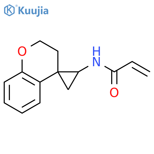 N-{2,3-dihydrospiro1-benzopyran-4,1'-cyclopropane-3'-yl}prop-2-enamide structure