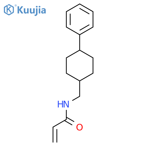 N-(4-phenylcyclohexyl)methylprop-2-enamide structure