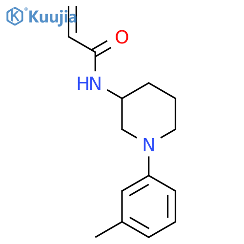 N-1-(3-methylphenyl)piperidin-3-ylprop-2-enamide structure