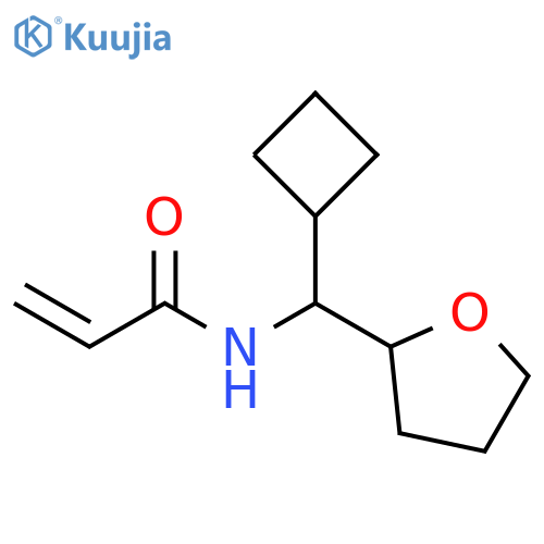N-cyclobutyl(oxolan-2-yl)methylprop-2-enamide structure