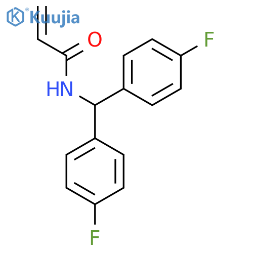 N-bis(4-fluorophenyl)methylprop-2-enamide structure