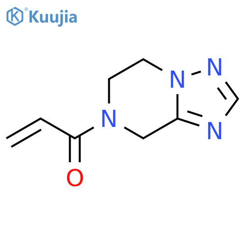 1-{5H,6H,7H,8H-1,2,4triazolo1,5-apyrazin-7-yl}prop-2-en-1-one structure
