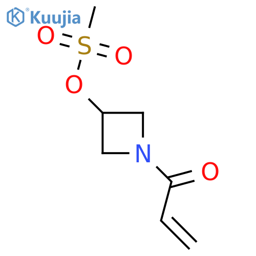 1-(prop-2-enoyl)azetidin-3-yl methanesulfonate structure