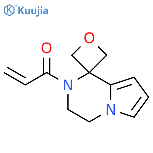 1-{3',4'-dihydro-2'H-spirooxetane-3,1'-pyrrolo1,2-apyrazine-2'-yl}prop-2-en-1-one structure