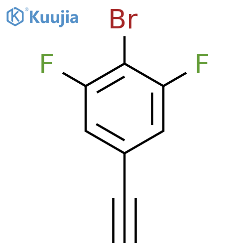 2-Bromo-5-ethynyl-1,3-difluorobenzene structure