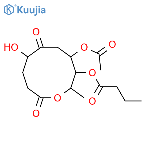 Aspinolide B; 2',3',6,7-Tetrahydro, 7R-acetoxy, 5-ketone structure