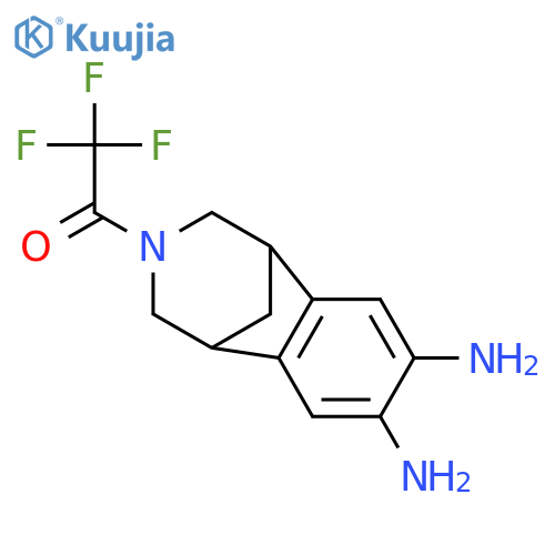 2,3,4,5-Tetrahydro-3-(trifluoroacetyl)-1,5-methano-1H-3-benzazepine-7,8-diamine structure