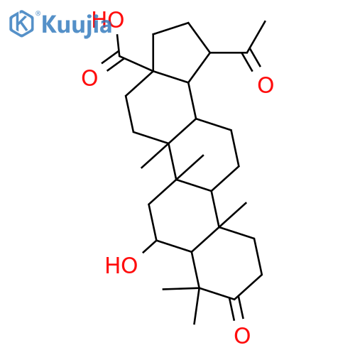 6-Hydroxy-30-nor-3,20-dioxo-28-lupanoic acid; 6α-form structure