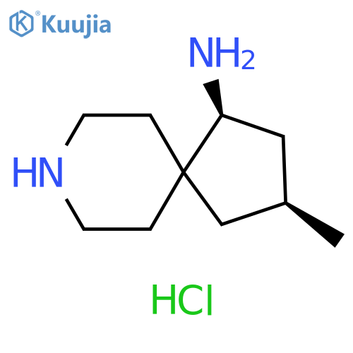 (2S,4S)-2-methyl-8-azaspiro[4.5]decan-4-amine;dihydrochloride structure