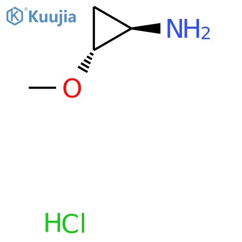 (1R,2R)-2-methoxycyclopropanamine hydrochloride structure