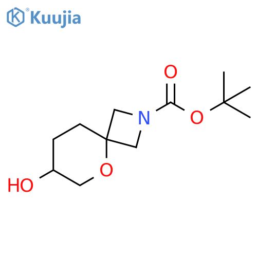 tert-butyl 7-hydroxy-5-oxa-2-azaspiro[3.5]nonane-2-carboxylate structure