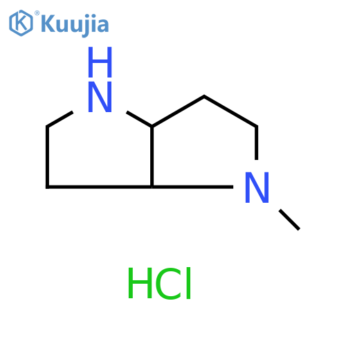 4-methyl-2,3,3a,5,6,6a-hexahydro-1H-pyrrolo[3,2-b]pyrrole;dihydrochloride structure