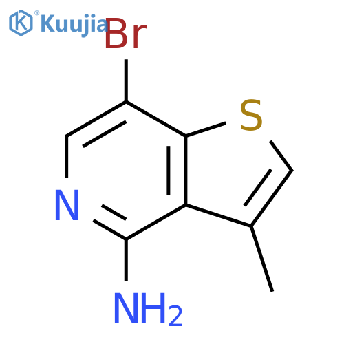 7-bromo-3-methylthieno[3,2-c]pyridin-4-amine structure