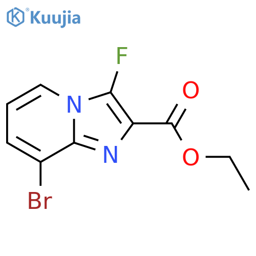 Ethyl 8-bromo-3-fluoroimidazo[1,2-a]pyridine-2-carboxylate structure