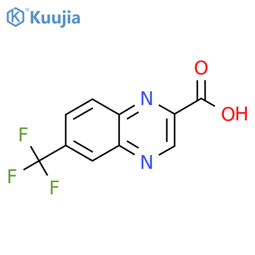 6-(Trifluoromethyl)quinoxaline-2-carboxylic acid structure