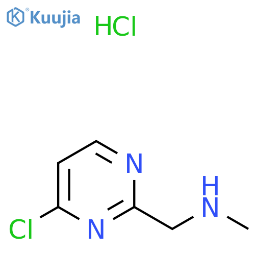 1-(4-Chloropyrimidin-2-yl)-N-methylmethanamine hydrochloride structure