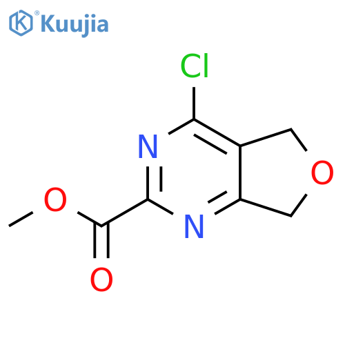 methyl 4-chloro-5,7-dihydrofuro[3,4-d]pyrimidine-2-carboxylate structure