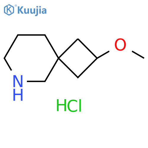 2-methoxy-6-azaspiro[3.5]nonane;hydrochloride structure