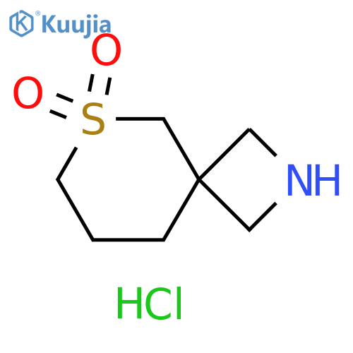 6λ?-thia-2-azaspiro[3.5]nonane 6,6-dioxide;hydrochloride structure
