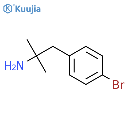 1-(4-bromophenyl)-2-methylpropan-2-amine structure
