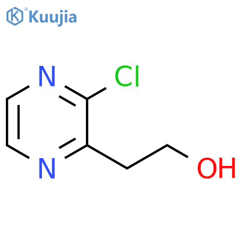3-Chloropyrazine-2-ethanol structure
