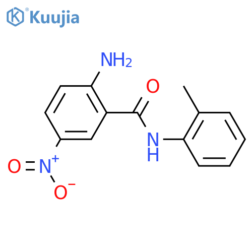 2-Amino-5-nitro-N-(o-tolyl)benzamide structure