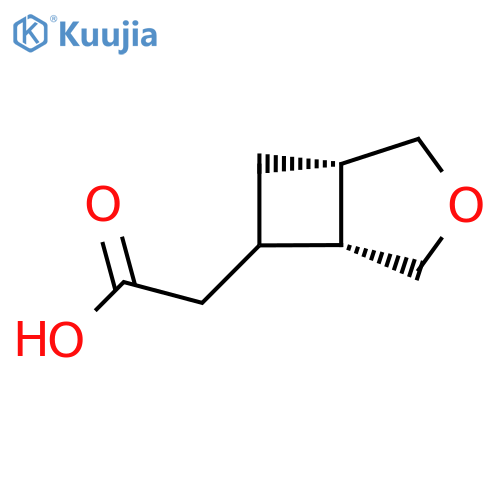 rac-2-(1R,5S)-3-oxabicyclo3.2.0heptan-6-ylacetic acid, Mixture of diastereomers structure