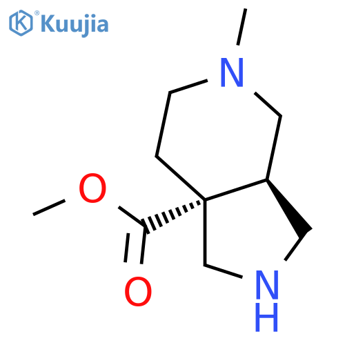 rac-methyl (3aR,7aR)-5-methyl-octahydro-1H-pyrrolo3,4-cpyridine-7a-carboxylate, cis structure