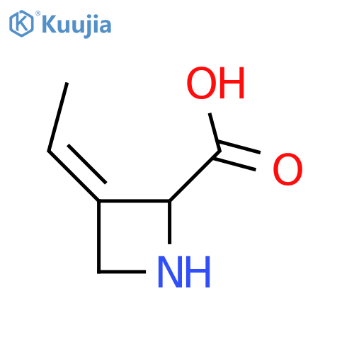 (3Z)-3-ethylideneazetidine-2-carboxylic acid structure