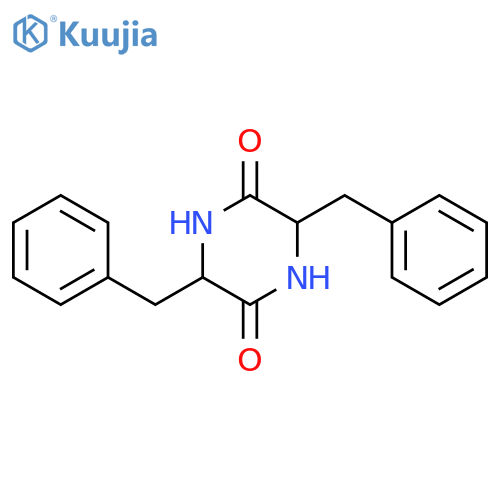 3,6-Dibenzylpiperazine-2,5-dione structure