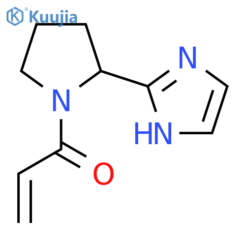 1-2-(1H-imidazol-2-yl)pyrrolidin-1-ylprop-2-en-1-one structure