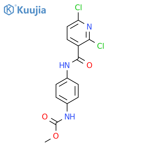 methyl N-[4-(2,6-dichloropyridine-3-amido)phenyl]carbamate structure