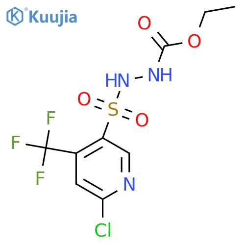 N'-{[6-chloro-4-(trifluoromethyl)pyridin-3-yl]sulfonyl}ethoxycarbohydrazide structure