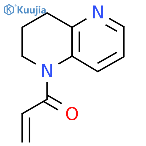 1-(1,2,3,4-Tetrahydro-1,5-naphthyridin-1-yl)prop-2-en-1-one structure