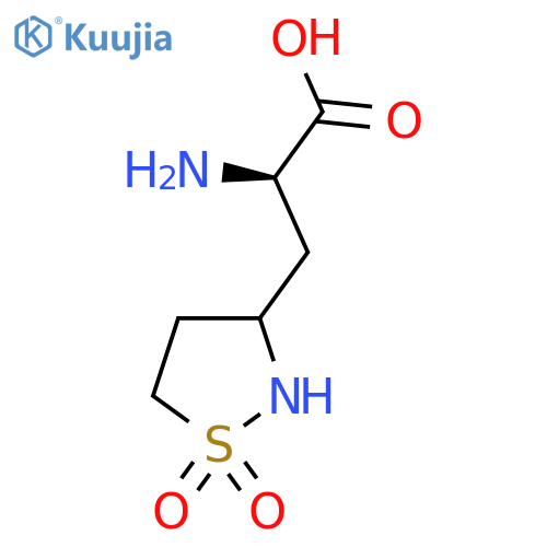 (2R)-2-amino-3-(1,1-dioxo-1lambda6,2-thiazolidin-3-yl)propanoic acid structure