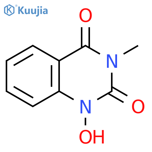 1-Hydroxy-3-methyl-2,4-(1H,3H)-quinazolinedione structure