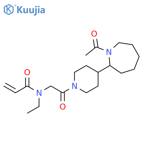 N-[2-[4-(1-Acetylhexahydro-1H-azepin-2-yl)-1-piperidinyl]-2-oxoethyl]-N-ethyl-2-propenamide structure