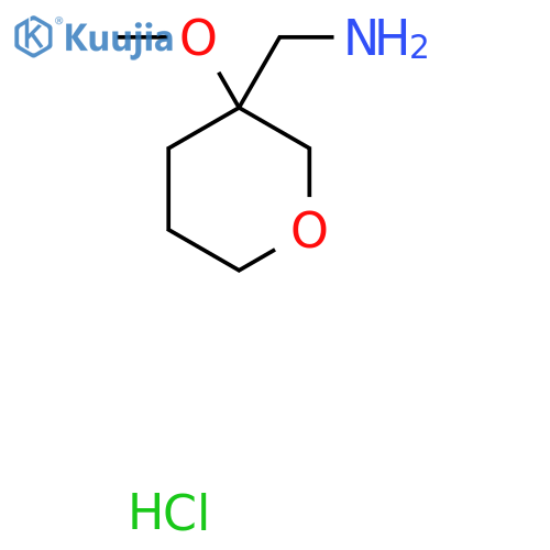 (3-Methoxyoxan-3-yl)methanamine;hydrochloride structure