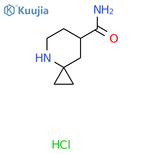 4-Azaspiro[2.5]octane-7-carboxamide;hydrochloride structure