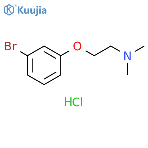Ethanamine, 2-(3-bromophenoxy)-N,N-dimethyl-, hydrochloride (1:1) structure