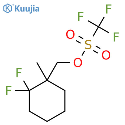 (2,2-Difluoro-1-methylcyclohexyl)methyl trifluoromethanesulfonate structure