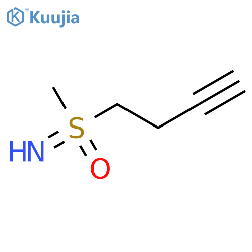 But-3-ynyl-imino-methyl-oxo-lambda6-sulfane structure